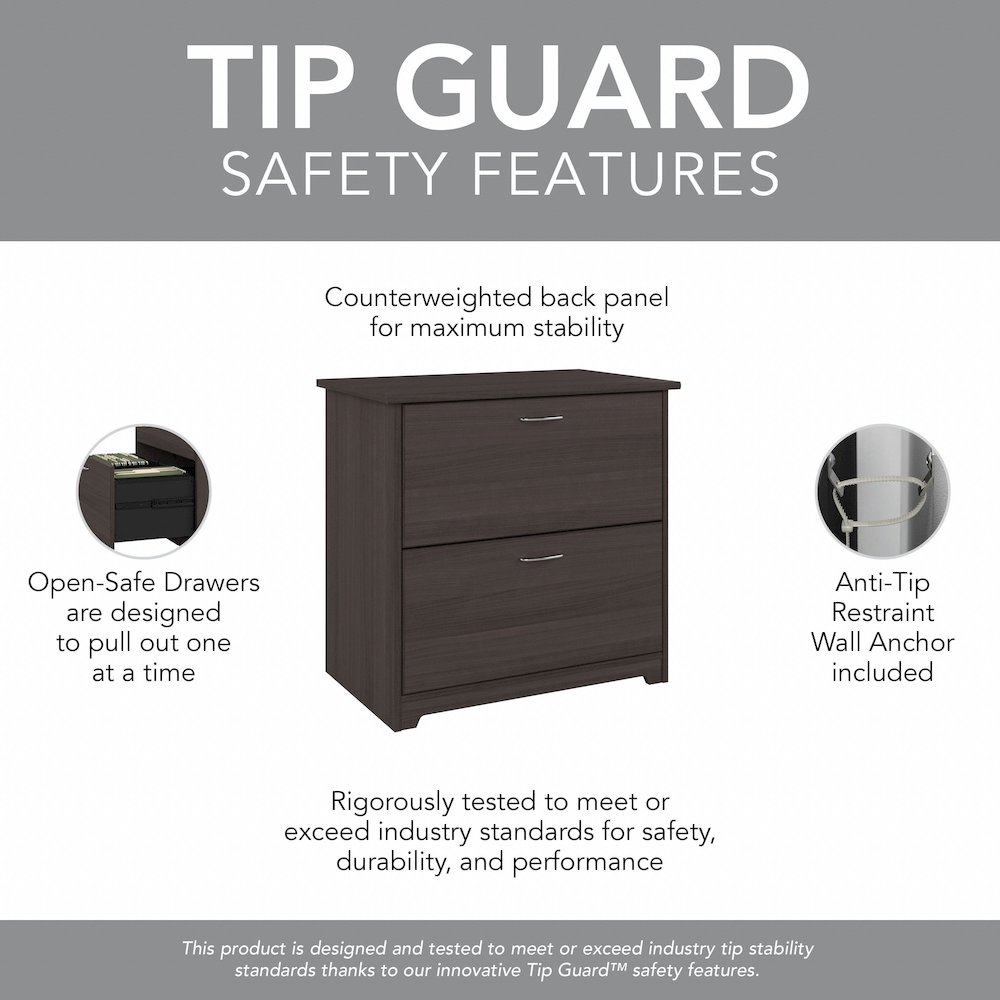 Cabot 2 Drawer Lateral File Cabinet. Picture 7