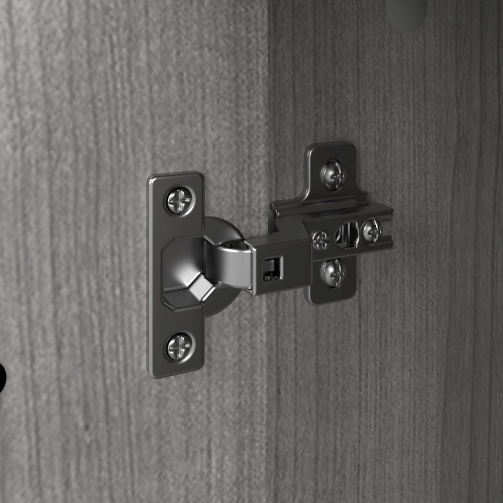 Studio C 72W x 30D Office Desk with Hutch and Mobile File Cabinet. Picture 7