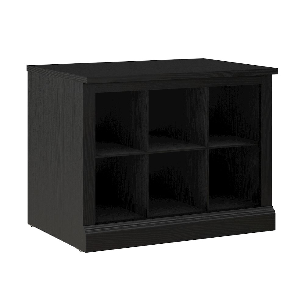 Woodland 24W Small Shoe Bench with Shelves. Picture 1