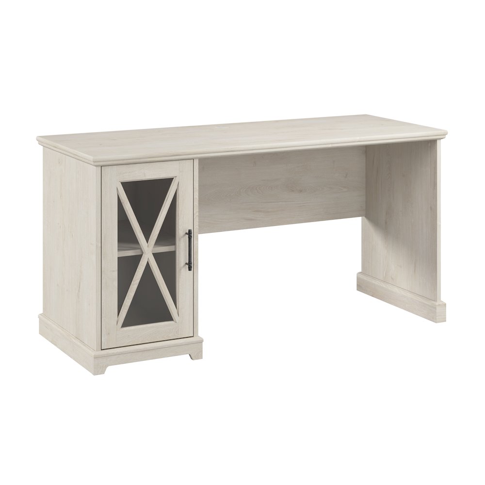 Lennox 60W Farmhouse Desk with Storage Cabinet. Picture 1