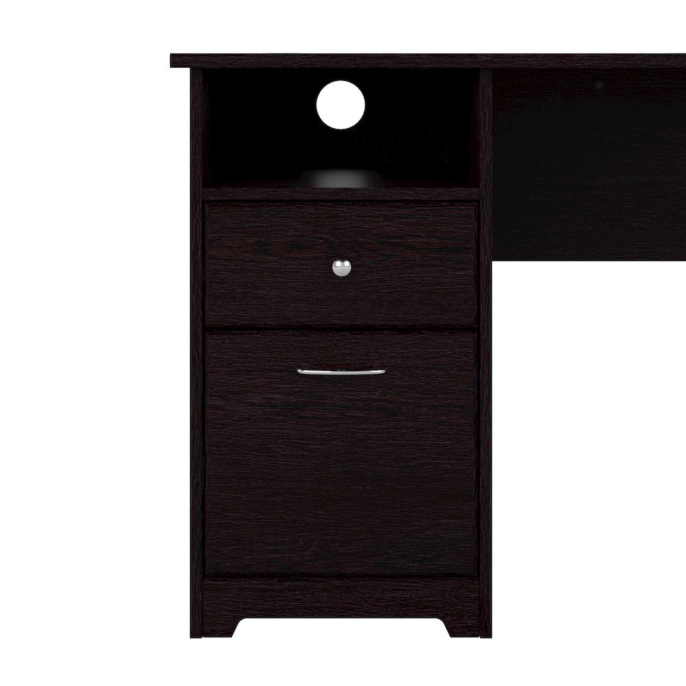 Cabot 72W Computer Desk with Drawers. Picture 4