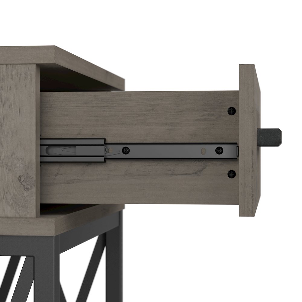 City Park Industrial End Table with Drawer. Picture 5