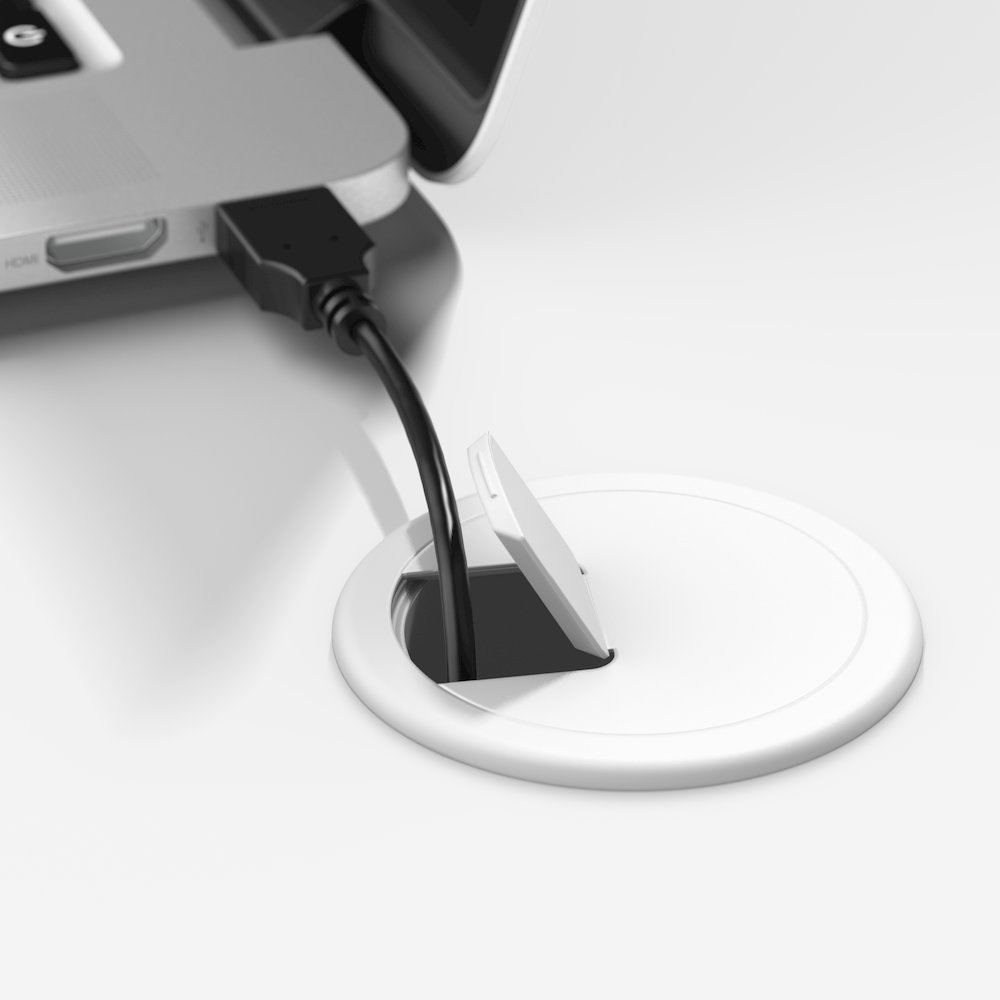 Echo L Shaped Desk with Mobile File Cabinet. Picture 6