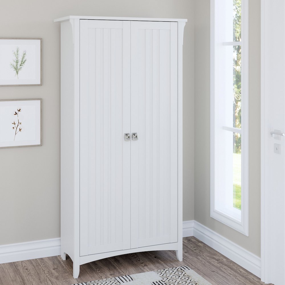 Salinas Tall Storage Cabinet with Doors. Picture 2