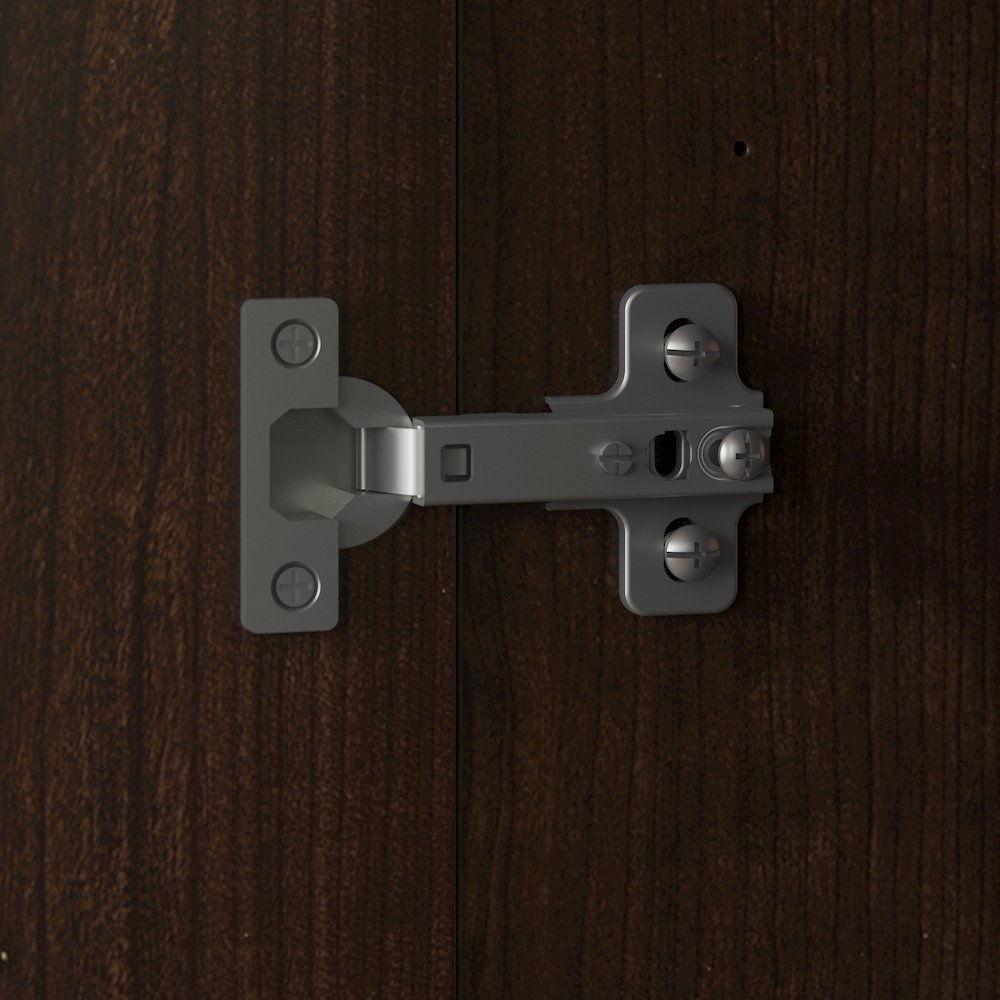 Somerset 72W 3 Position Sit to Stand L Shaped Desk with Hutch and Bookcase. Picture 5