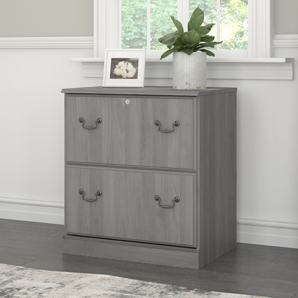 Saratoga 2 Drawer Lateral File Cabinet. Picture 2