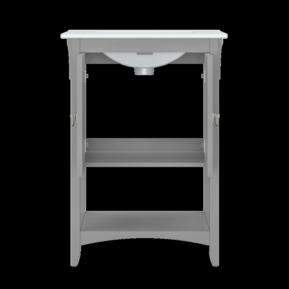 Salinas 32W Bathroom Vanity Sink and Medicine Cabinet with Mirror. Picture 4