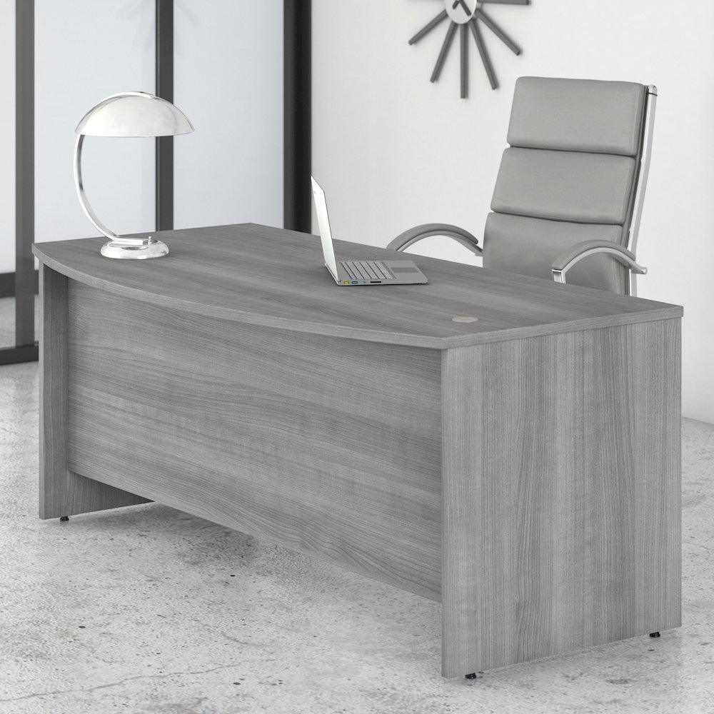 Studio C 72W x 36D Bow Front Desk. Picture 2
