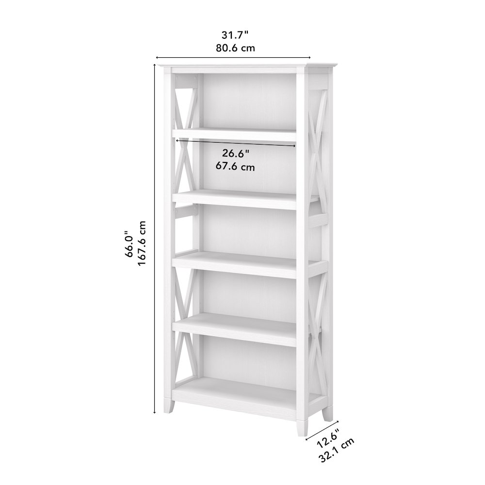 Key West Tall 5 Shelf Bookcase. Picture 7