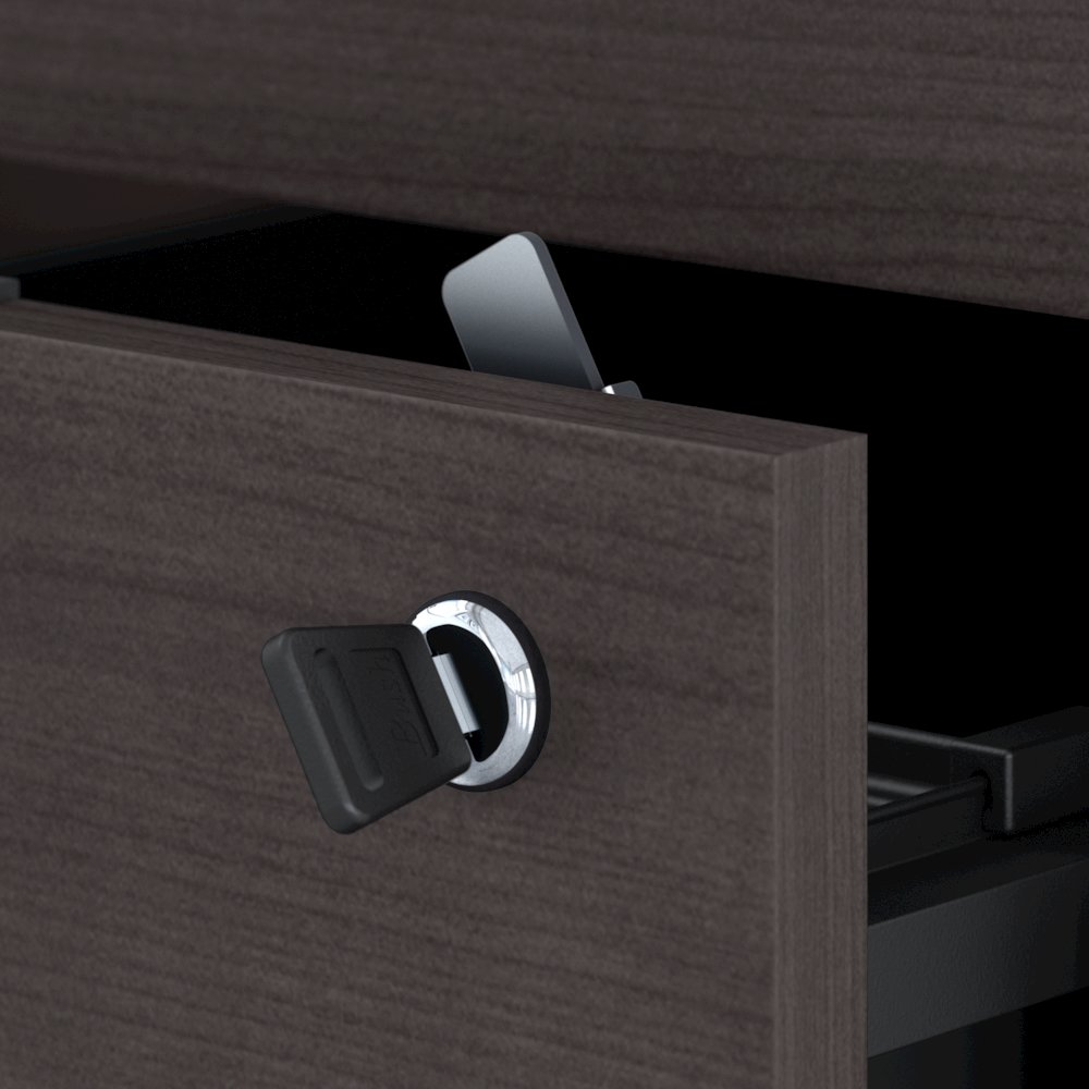 Jamestown 2 Drawer File Cabinet - Assembled. Picture 5
