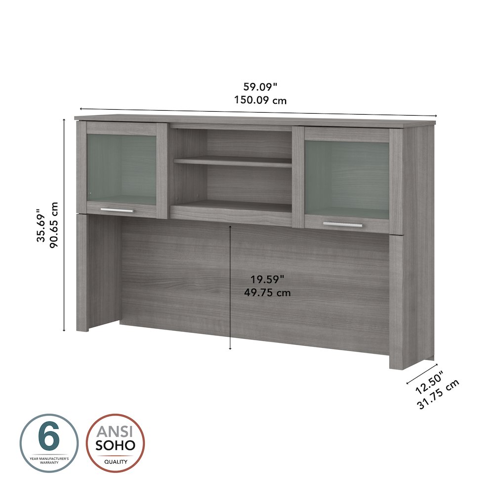 Somerset 60W Desk Hutch. Picture 7