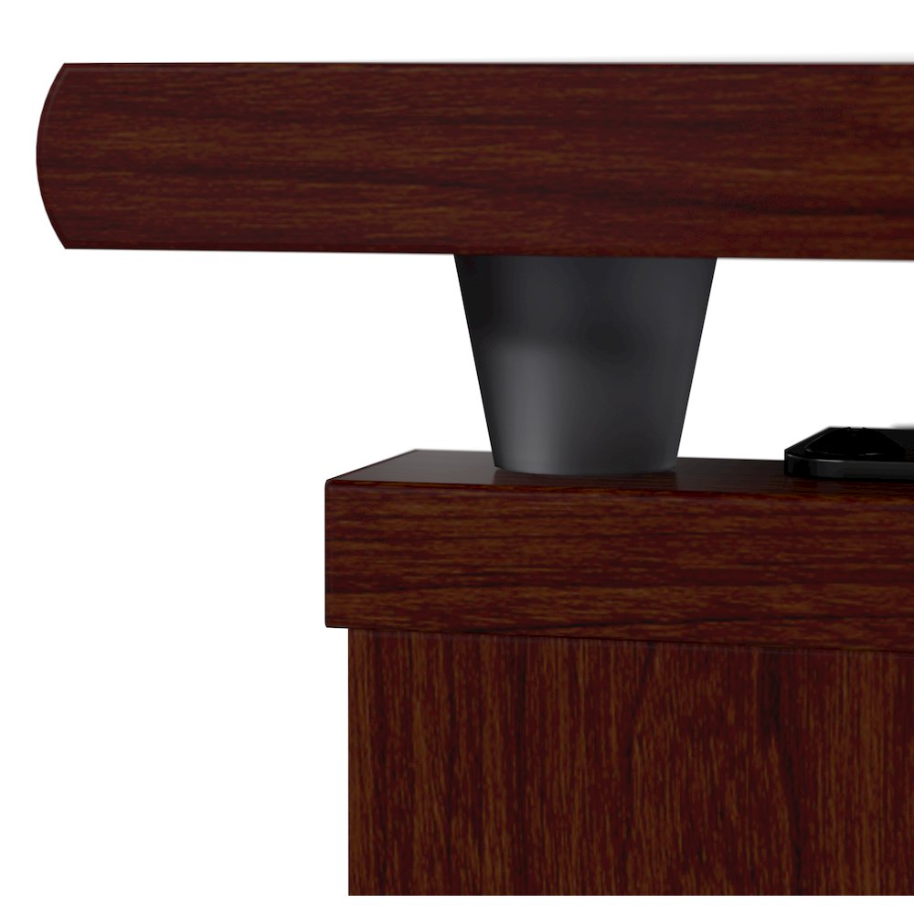 Cabot 60W 3 Position Sit to Stand L Shaped Desk. Picture 3