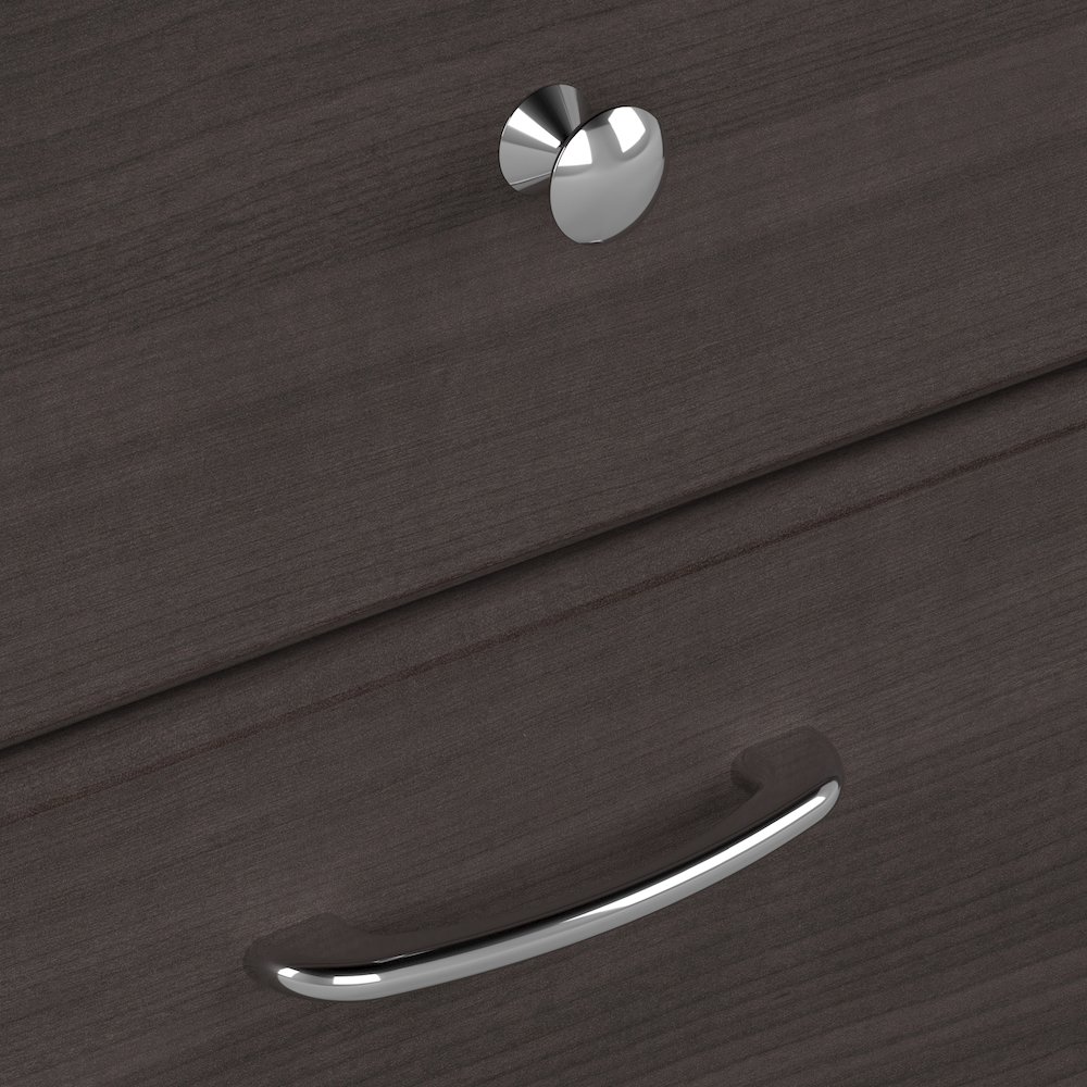 Cabot 60W L Shaped Computer Desk with Hutch and Small Storage Cabinet. Picture 7