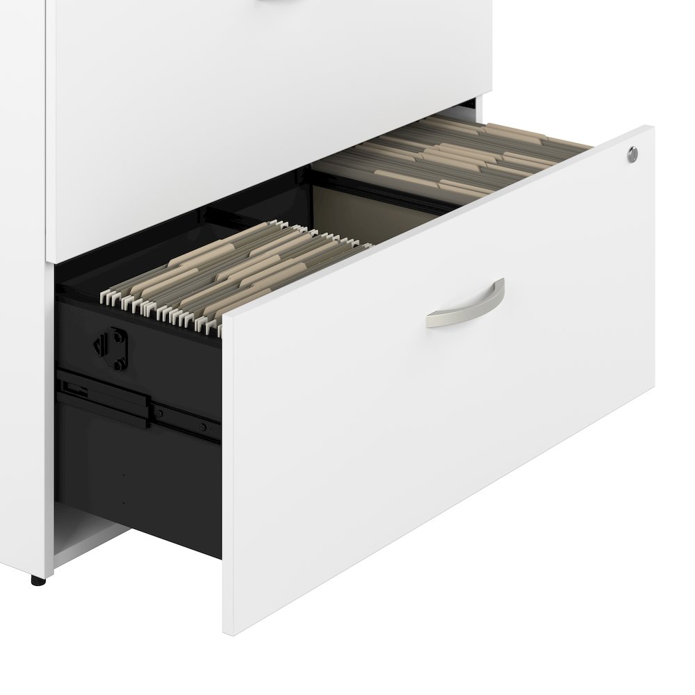 Hybrid 2 Drawer Lateral File Cabinet - Assembled. Picture 4