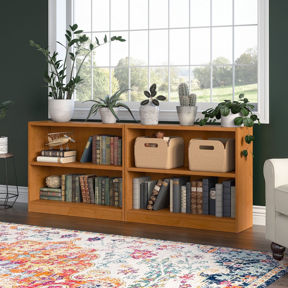 Universal Small 2 Shelf Bookcase - Set of 2. Picture 2