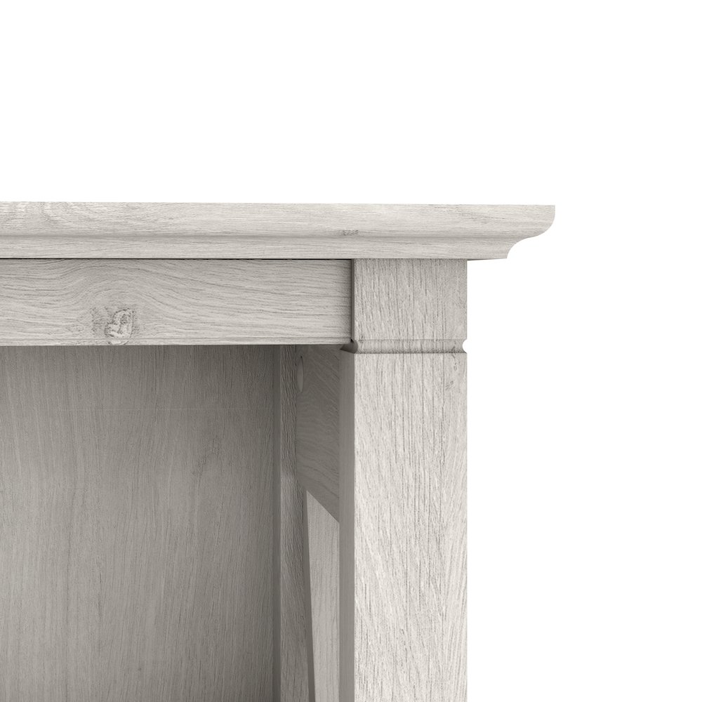 54W Computer Desk with 2 Drawer Lateral File Cabinet and 5 Shelf Bookcase. Picture 6