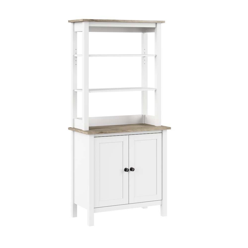 Mayfield 5 Shelf Bookcase with Doors. Picture 1