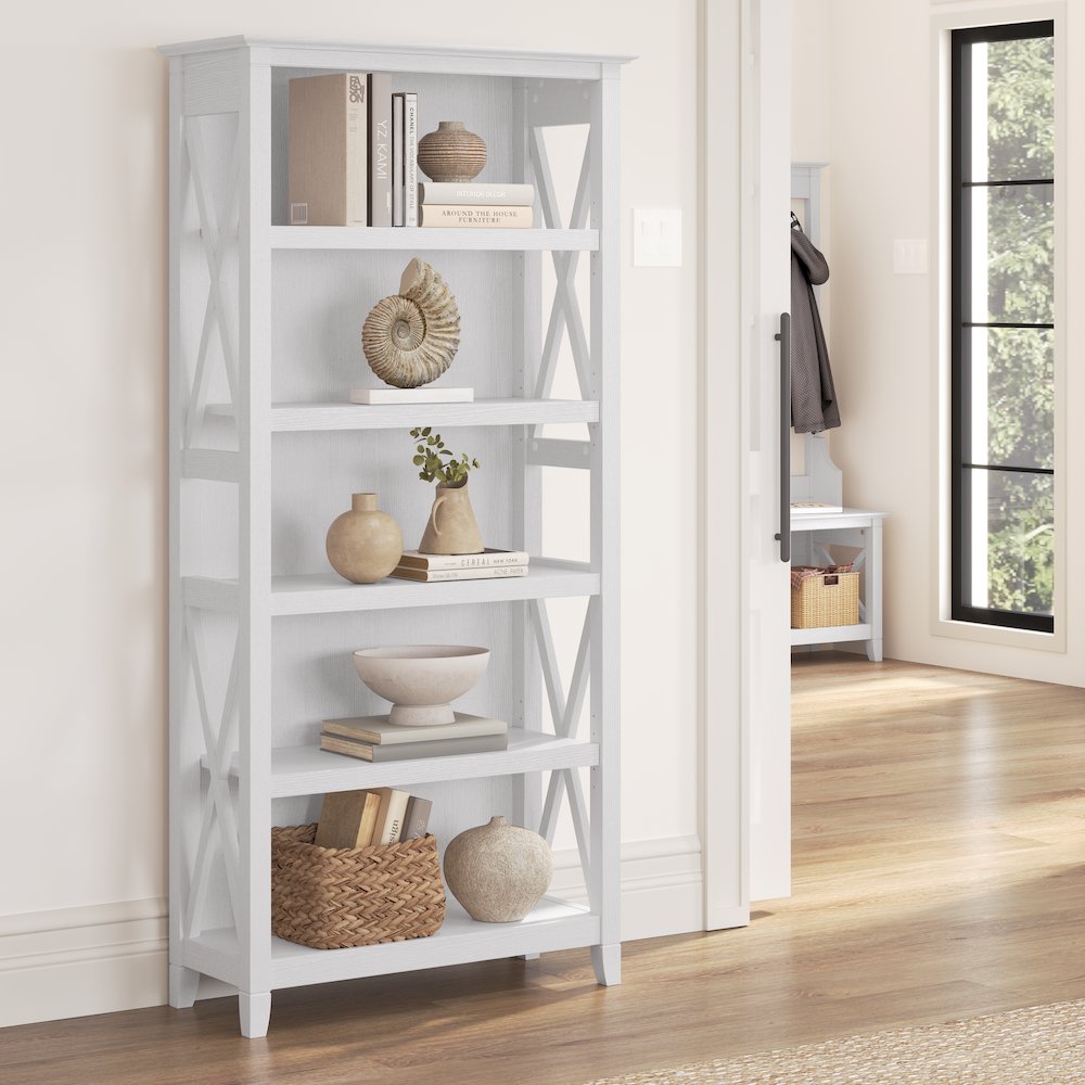 Key West Tall 5 Shelf Bookcase. Picture 2