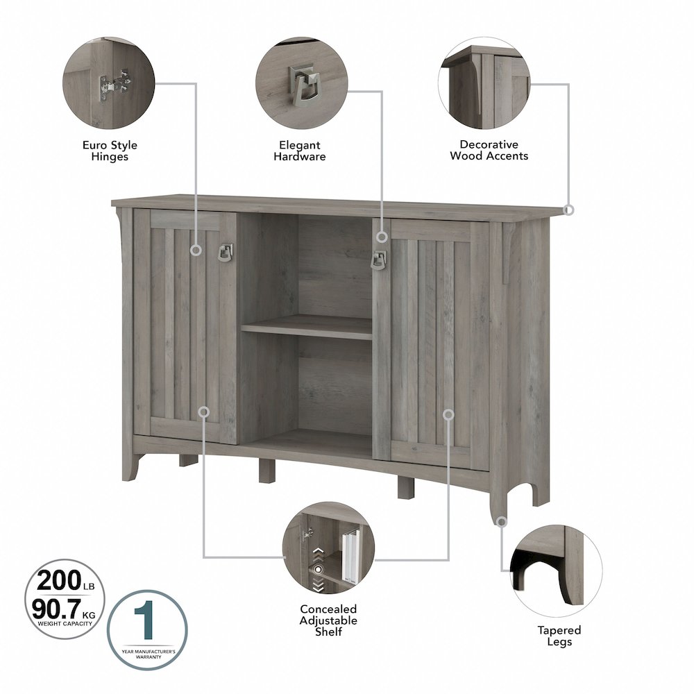 Salinas Accent Storage Cabinet with Doors. Picture 6