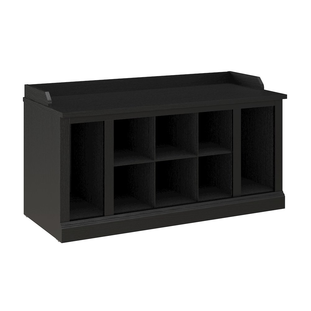 Woodland 40W Shoe Storage Bench with Shelves. Picture 1