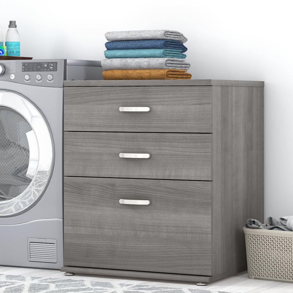 Universal Laundry Room Storage Cabinet with Drawers. Picture 2