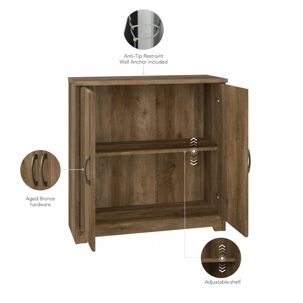 Cabot Small Storage Cabinet with Doors. Picture 6