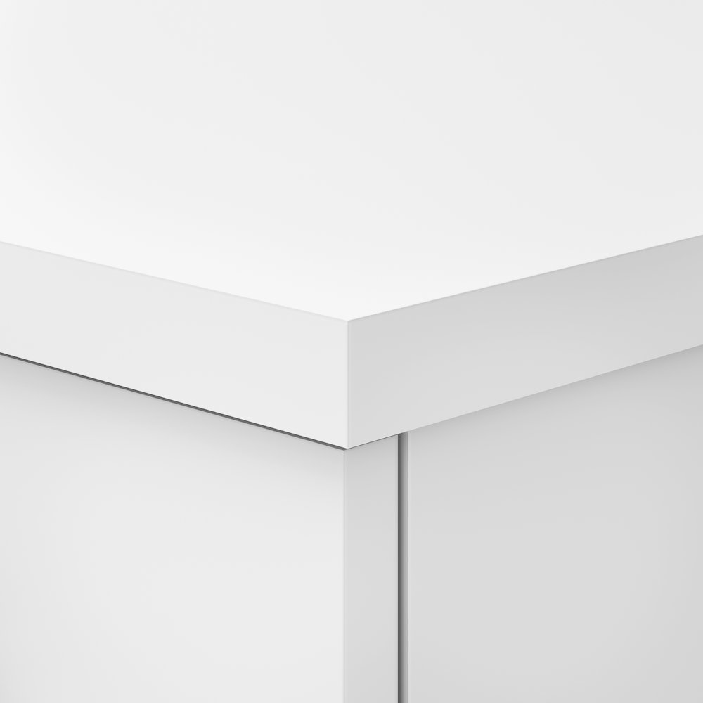 Somerset 72W Office Desk with Hutch and 5 Shelf Bookcase. Picture 6