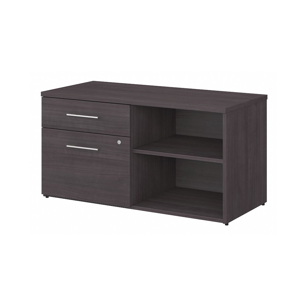 Office 500 Low Storage Cabinet with Drawers and Shelves. Picture 1