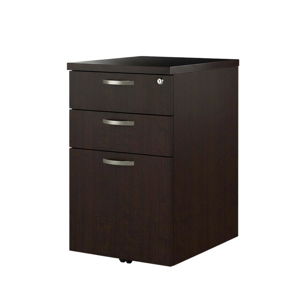Mobile File Cabinet With 3 Drawers For Office Storage And Organization. Picture 1