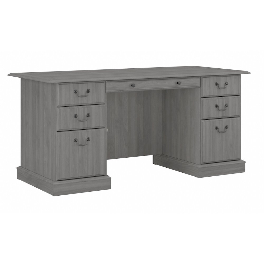 Saratoga Executive Desk with Drawers. Picture 1