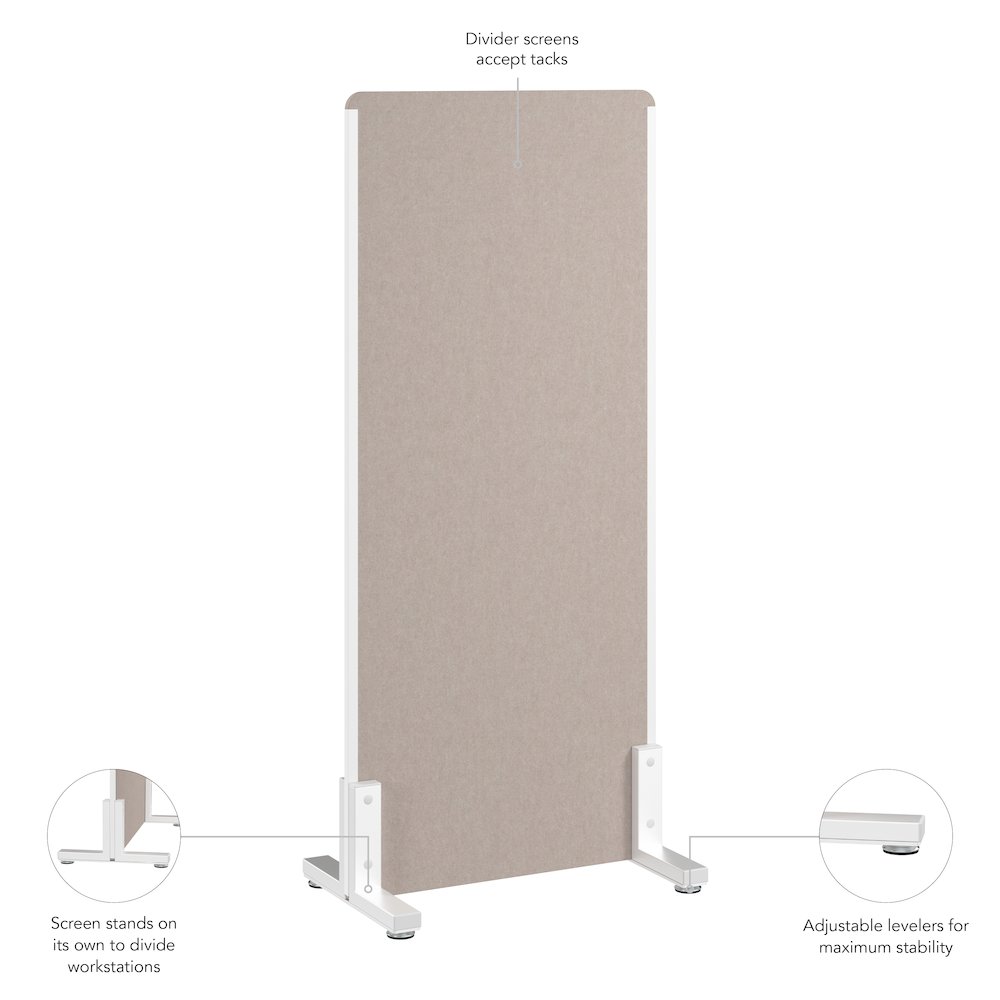 24W x 55H Freestanding Privacy Screen. Picture 5