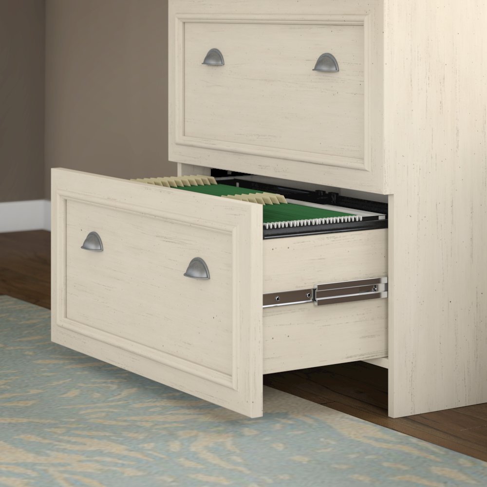 Fairview 60W L Shaped Desk with Hutch, File Cabinet, Bookcase and Storage. Picture 5