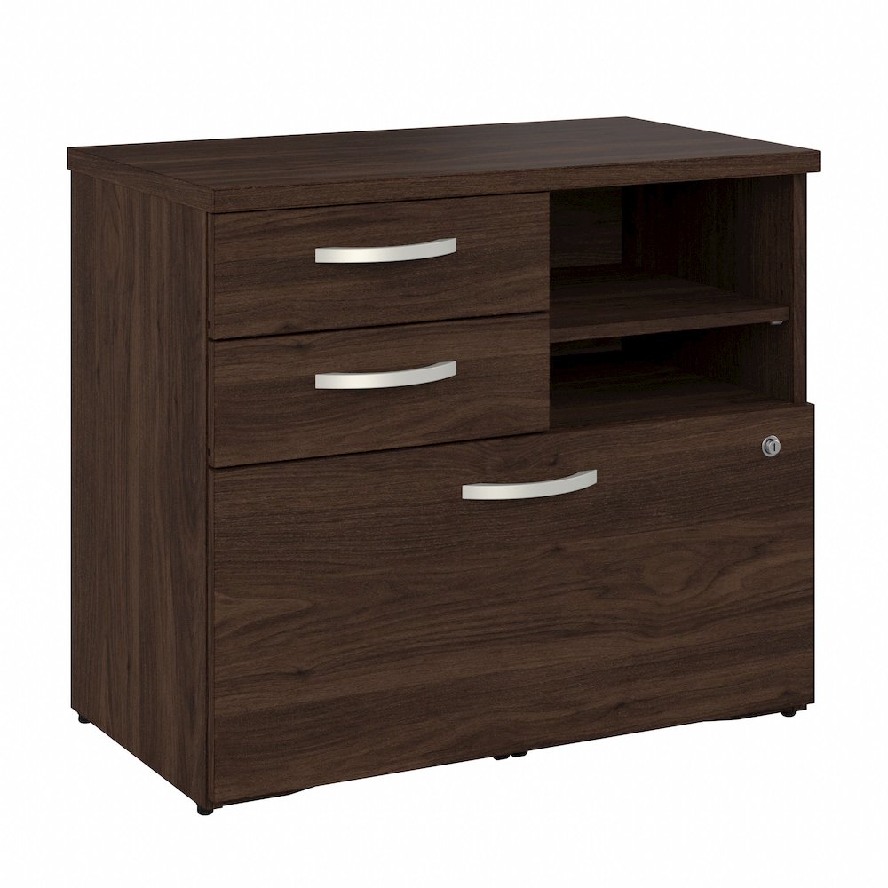 Hybrid Office Storage Cabinet with Drawers and Shelves. Picture 1