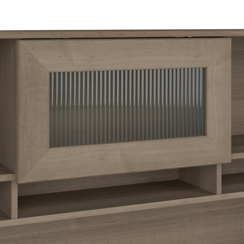 Cabot 60W Computer Desk with Hutch. Picture 4