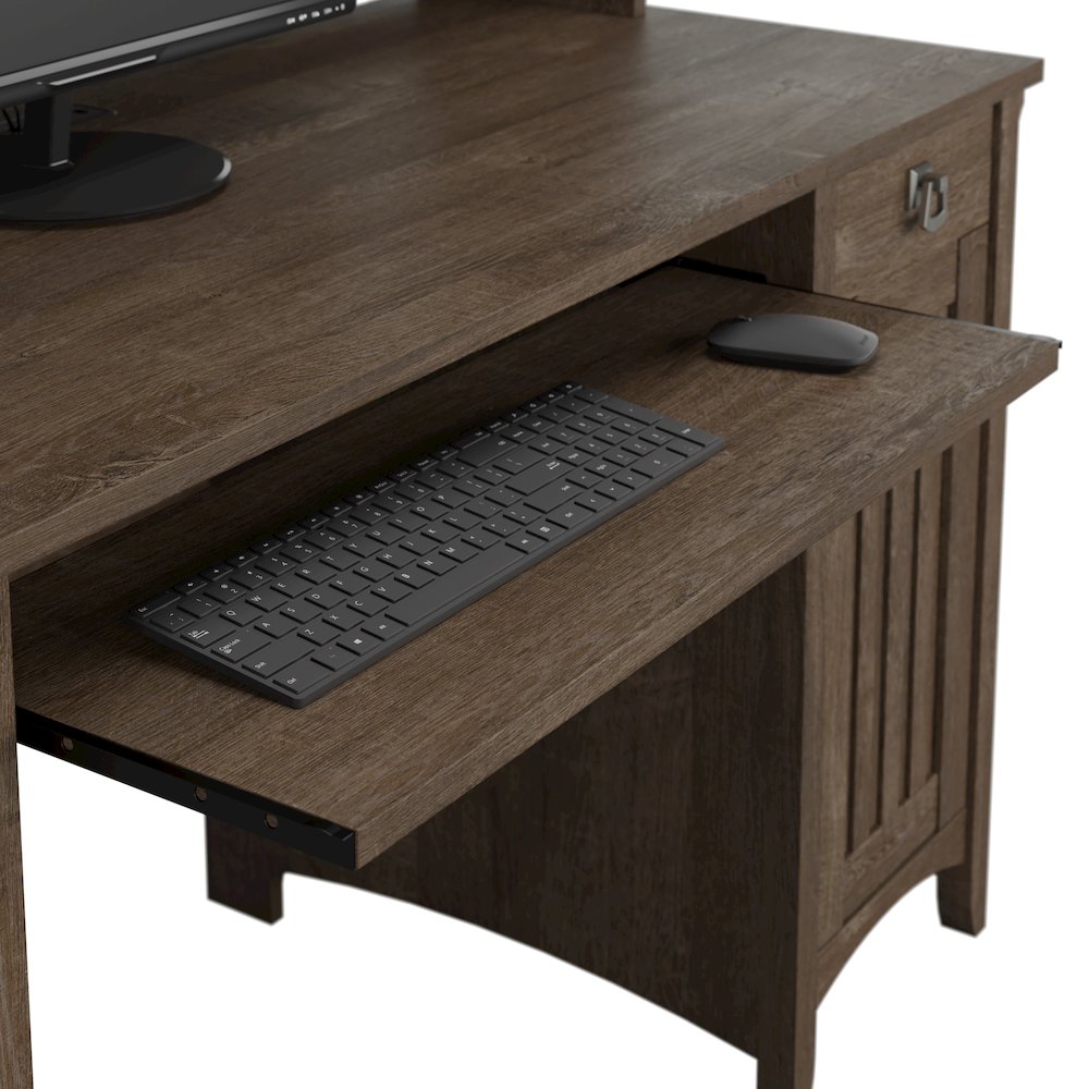 Salinas Small Computer Desk with Hutch. Picture 3
