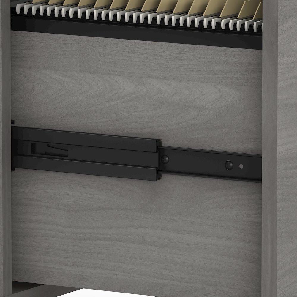 Echo L Shaped Desk with Mobile File Cabinet. Picture 5
