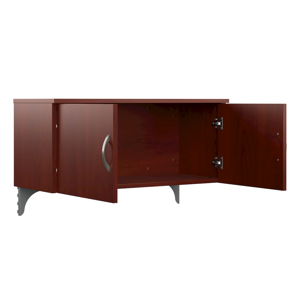 65W L Shaped Cubicle Desk with Storage, Drawers, and Organizers. Picture 5