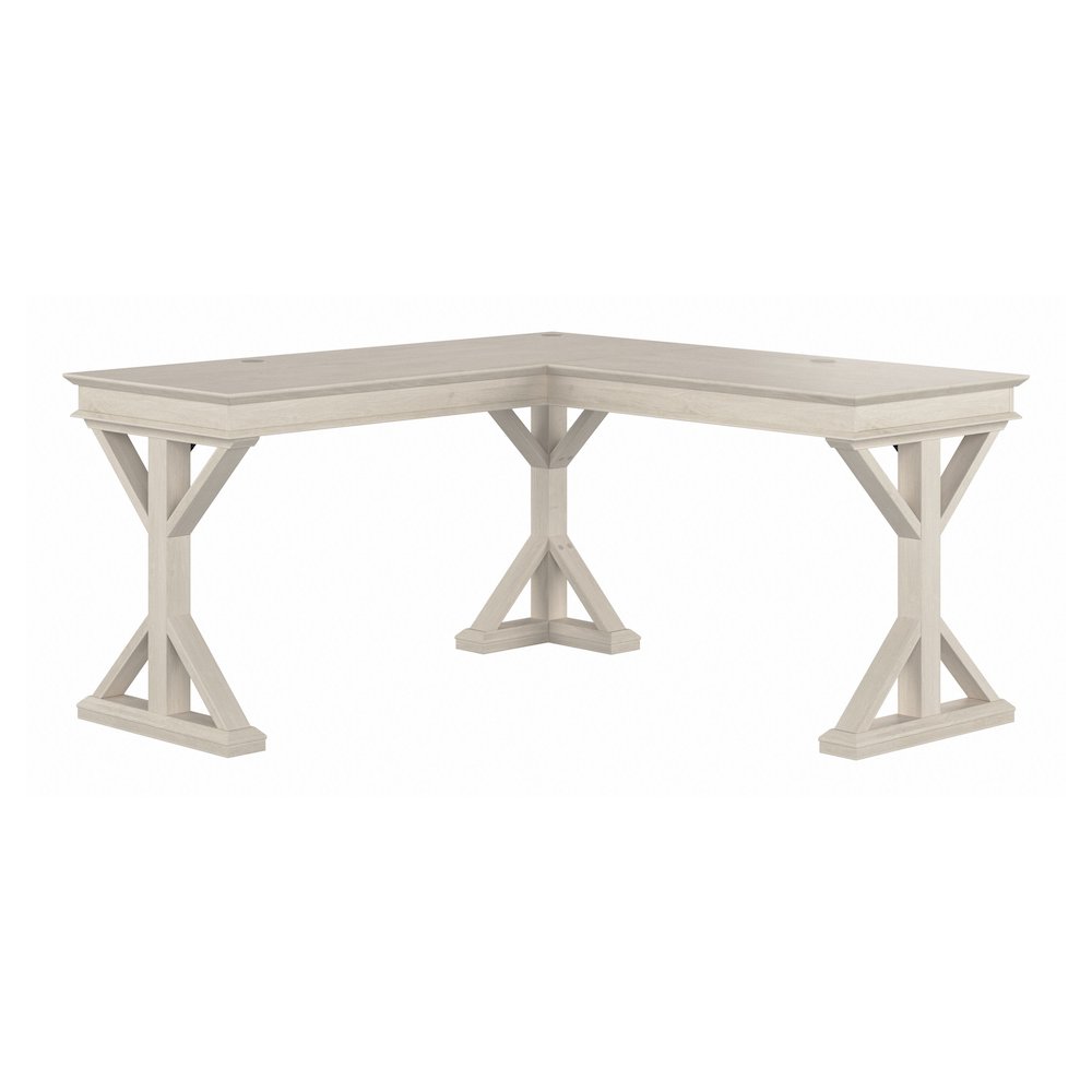 Homestead 60W Farmhouse L Shaped Desk. Picture 1