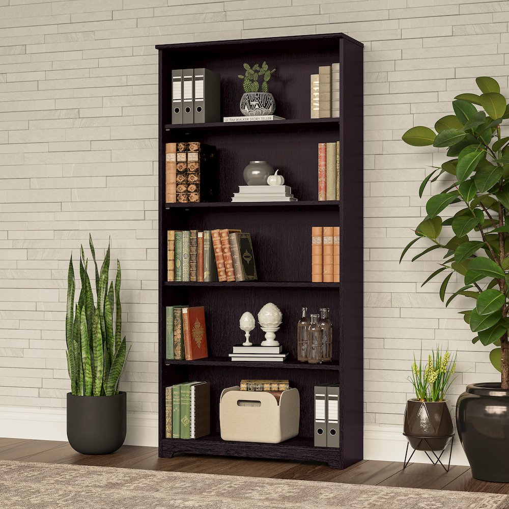 Cabot Tall 5 Shelf Bookcase. Picture 2