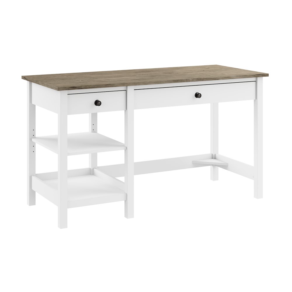 Mayfield 54W Computer Desk with Shelves. Picture 1