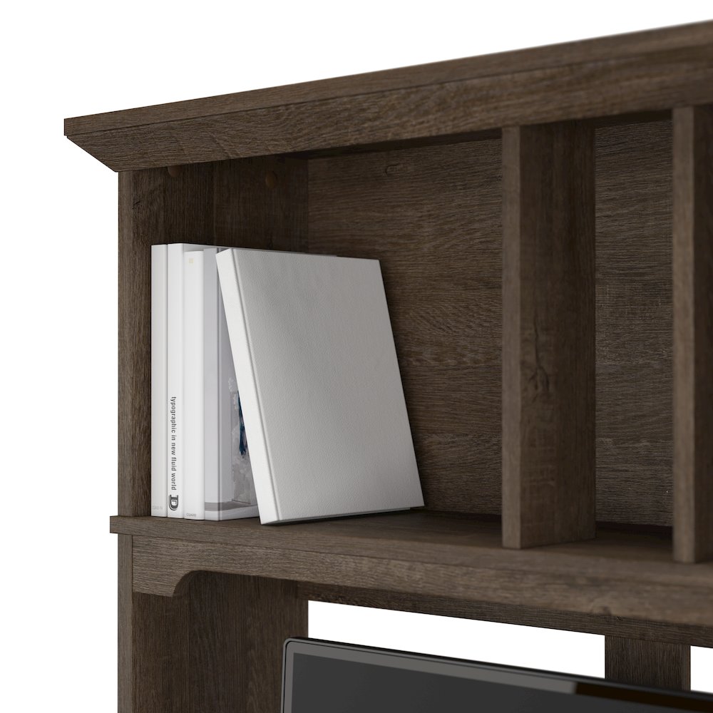 Salinas Small Computer Desk with Hutch. Picture 5