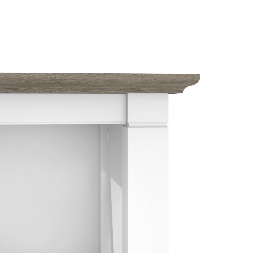 54W Computer Desk with 2 Drawer Lateral File Cabinet and 5 Shelf Bookcase. Picture 6