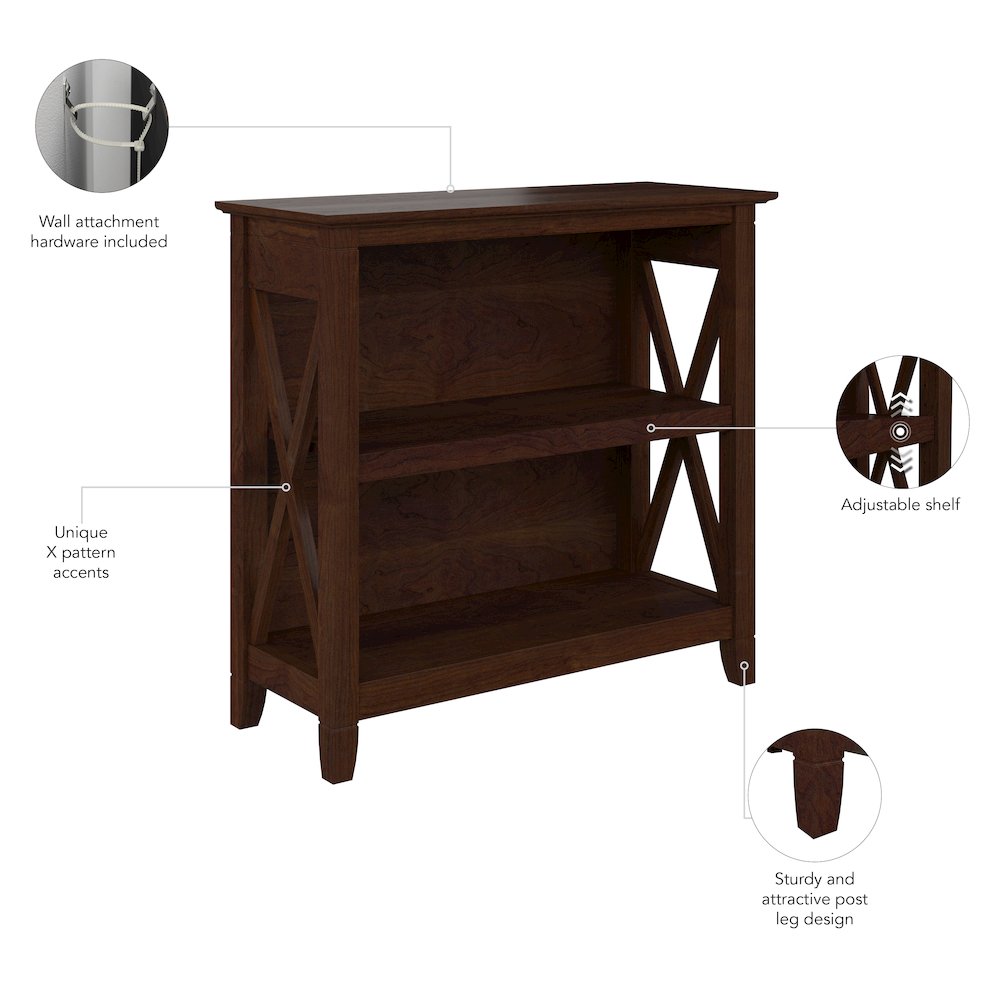 Key West Small 2 Shelf Bookcase. Picture 7