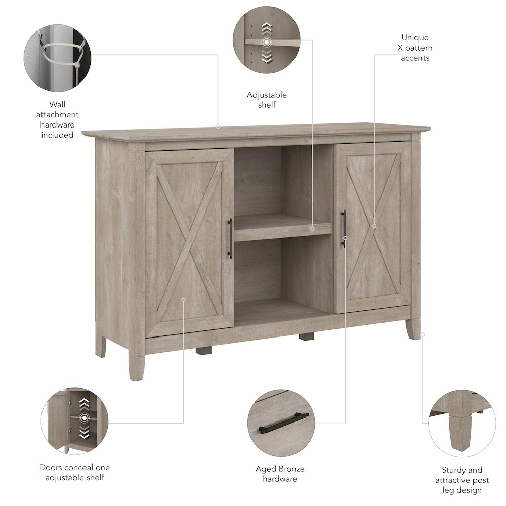 Key West Accent Cabinet with Doors. Picture 8