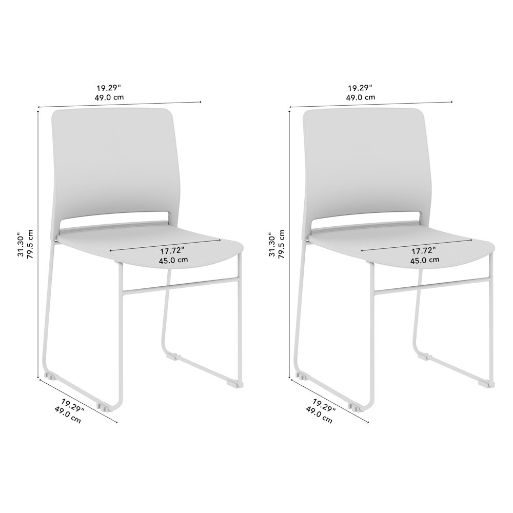 Envision Stackable Chairs - Set of 2. Picture 11