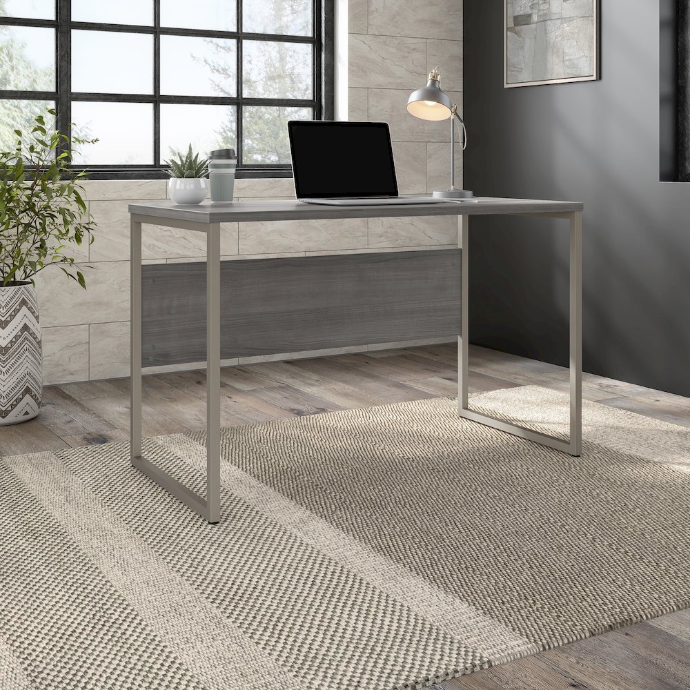 Hybrid 48W x 24D Computer Table Desk with Metal Legs. Picture 2