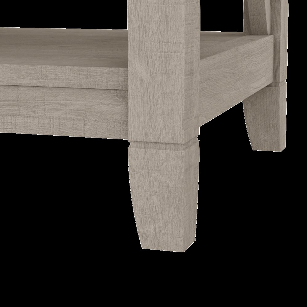 48W Writing Desk with 2 Drawer Lateral File Cabinet and 5 Shelf Bookcase. Picture 6