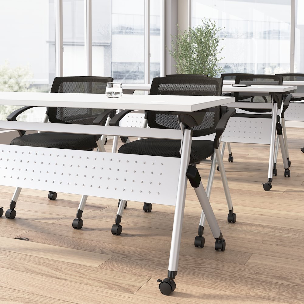 Envision 72W Folding Training Table with Powered Grommets. Picture 4