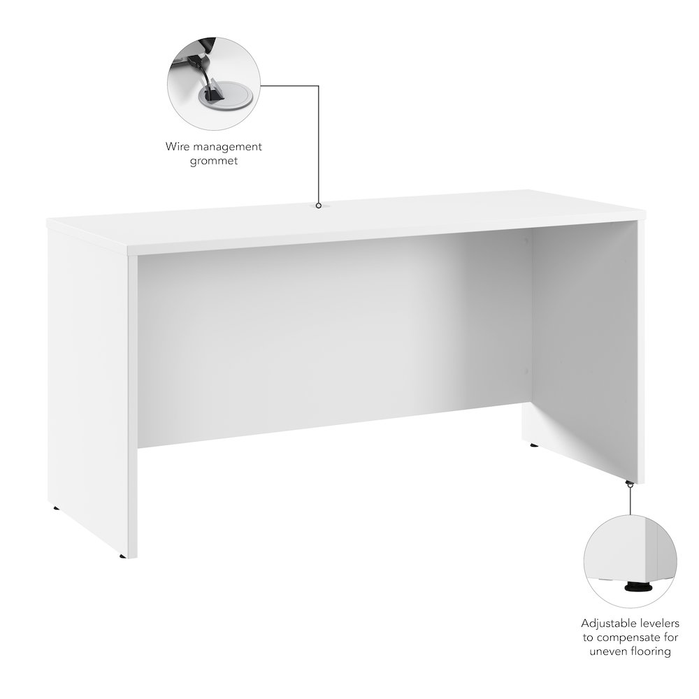 Hampton Heights 60W x 24D Credenza Desk. Picture 6