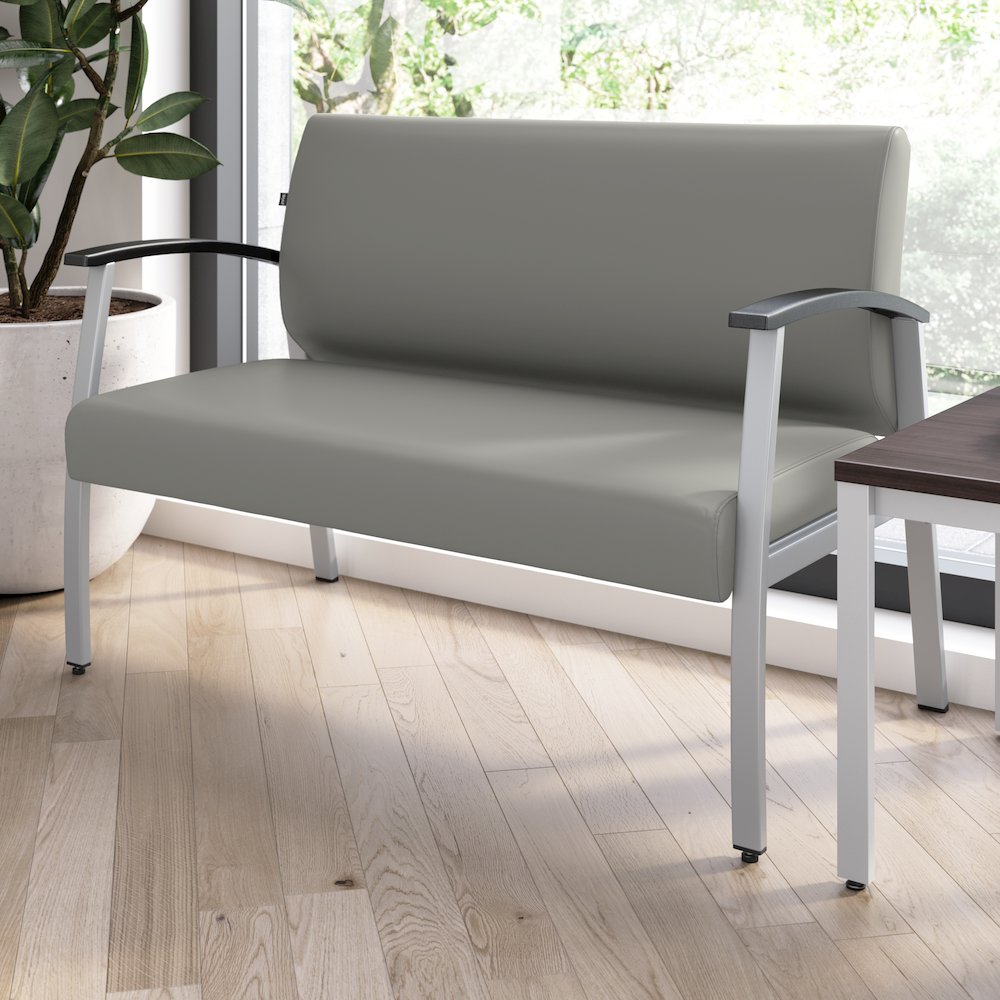 Arrive Waiting Room Loveseat with Arms. Picture 2